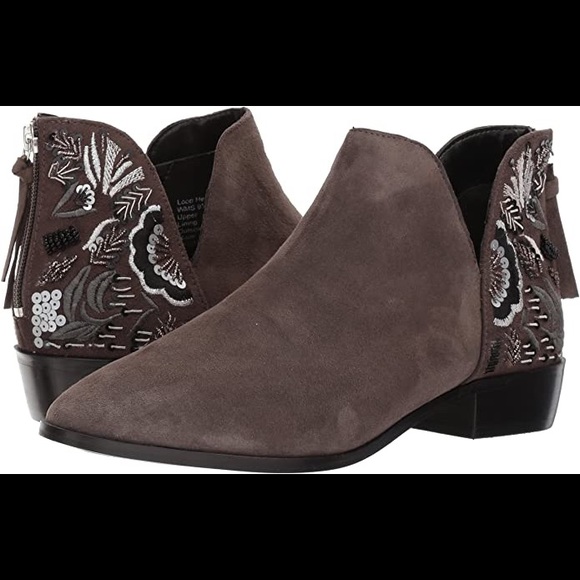 NWT Kenneth Cole suede boot w/ankle embellishment - Picture 3 of 13